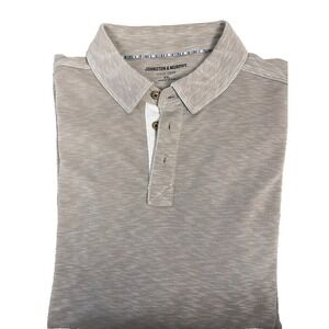 Johnston & Murphy Mens Casual Knit Modal Blend Heathered LT Brown XXL 2XL